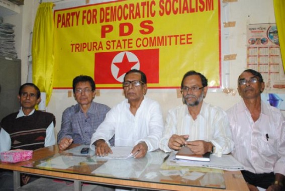 Tripura govt sneaks into public funds to deceive Centre: PDS Tripura govt sneaks into public funds to deceive Centre: PDS